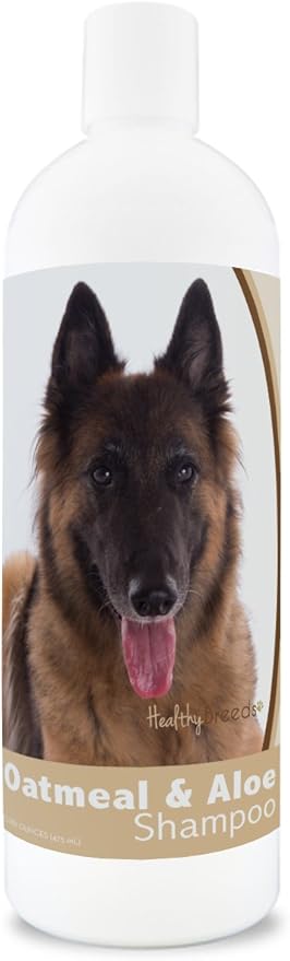 Healthy Breeds Belgian Tervuren Oatmeal Shampoo with Aloe 16 oz