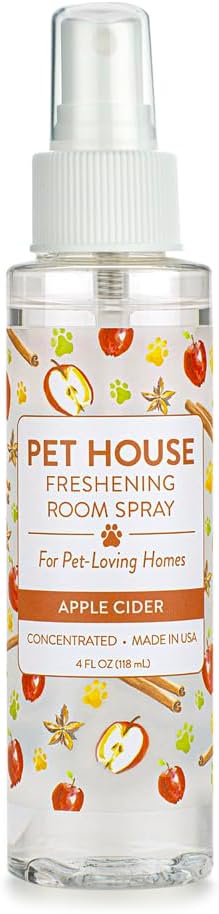 One Fur All Pet House Freshening Room Spray - Apple Cider - Concentrated Air Freshener - Non-Toxic & Pet-Friendly Odor Eliminator