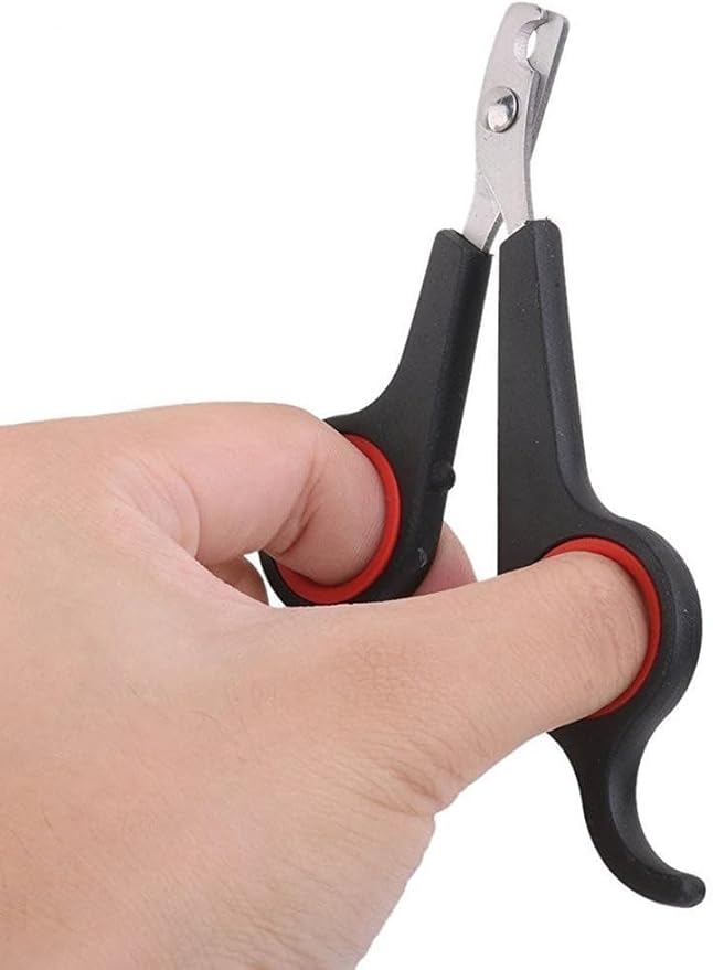 Black Pet Supplies Pet Accessories Trumpet Dog Cat Bird Nail Scissors Nail Clippers Trimmer Pet Grooming Supplies Grooming Brushes, Pets are Good Friends of Mankind Claw Care