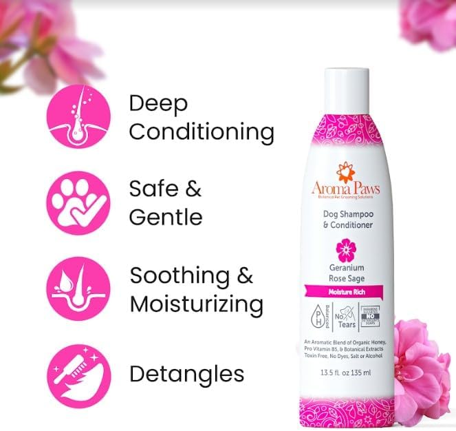 Shampoo & Conditioner in One (Geranium Rose Sage)