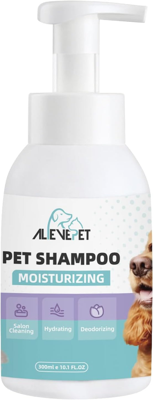 Dog Shampoo - Effective and Gentle Shampoo for Dogs and Cats with Natural Extracts- 300ml（10.1 FL.OZ）