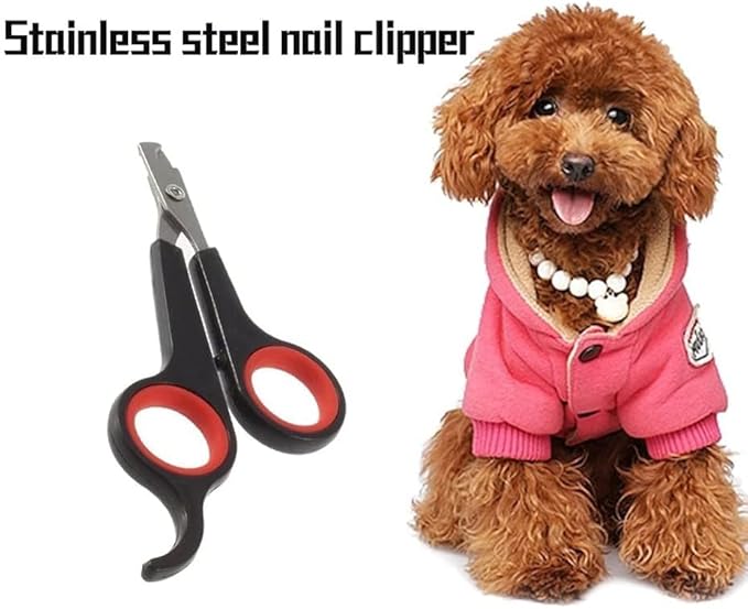 Black Pet Nail Claw Grooming Scissors Clippers for Dog Cat Bird Gerbil Rabbit Ferret Small Animals Practical and Attractive Dog Claw Care