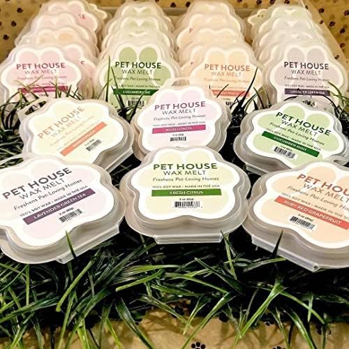 One Fur All Pet House Wax Melts - Hollyberry Scent - Pack of 2 - Long-Lasting, Natural, Pet-Friendly Odor Eliminating Wax Melts