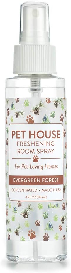 One Fur All Pet House Freshening Room Spray - Evergreen Forest - Concentrated Air Freshener - Non-Toxic & Pet-Friendly Air Freshener - Pet Odor Eliminator Room Spray