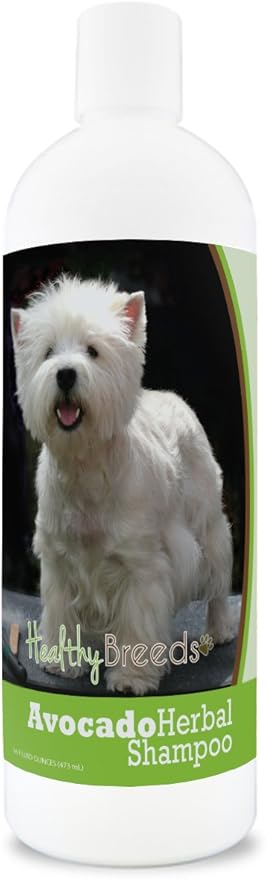 Healthy Breeds West Highland White Terrier Avocado Herbal Dog Shampoo 16 oz