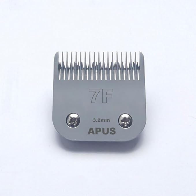 APUS Detachable A5 clipper 7F Blades Size 3.2mm (1/8") for Pet Grooming,Compatible with Andis,Oster,Wahl,Laube A5 Clippers.