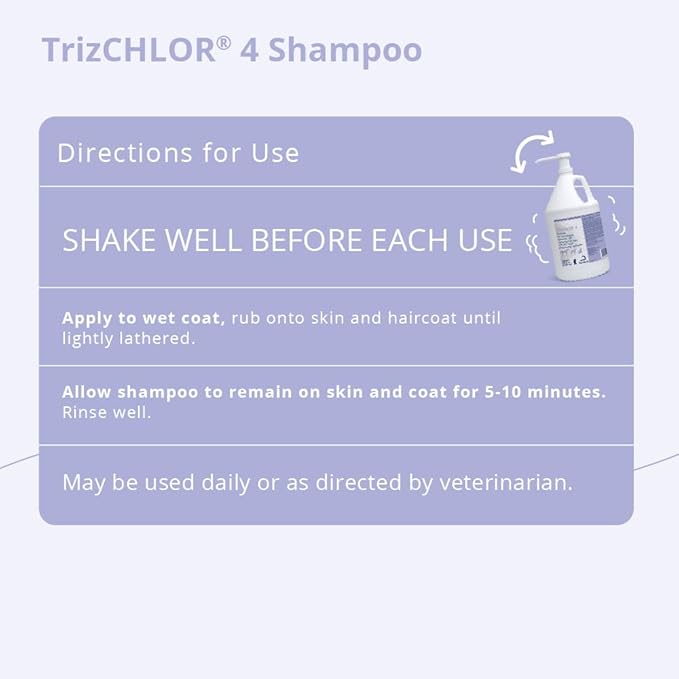 4 Shampoo for Dogs, Cats and Horses, Gallon