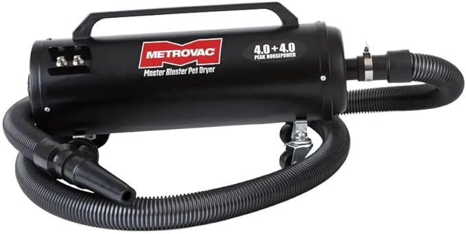 METROVAC Carbon Brush 2 Pack Bundle with Airforce Master Blaster Pet Dryer
