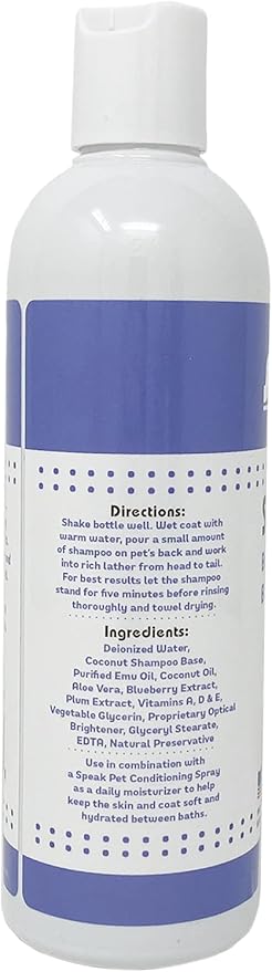 Brightening Dog Shampoo, Blueberry Plum, 17 Ounces