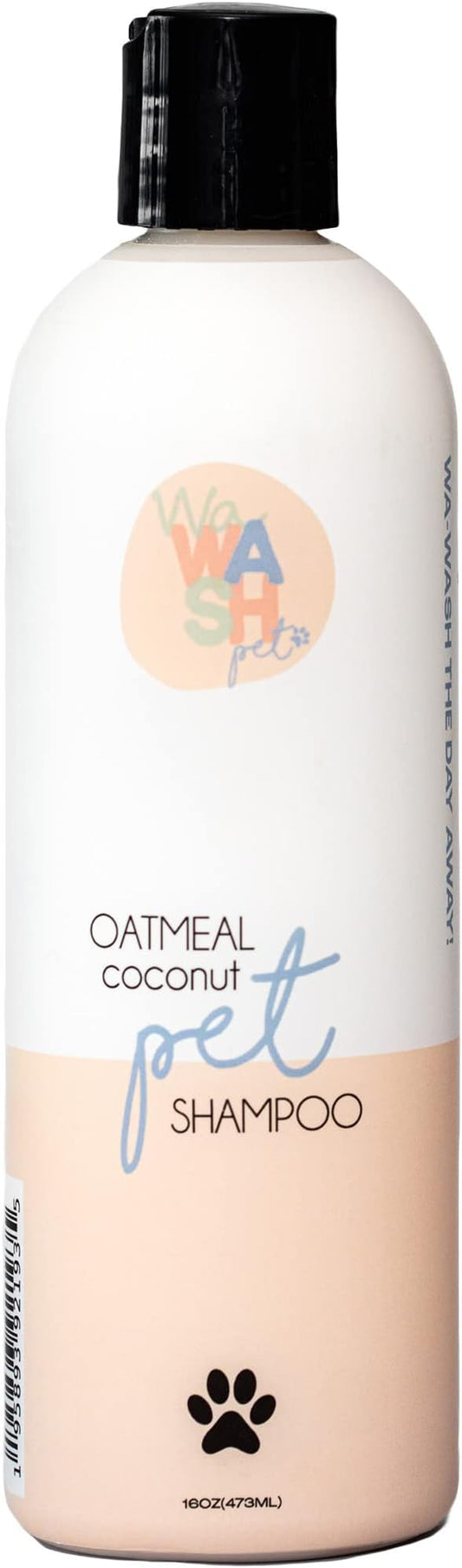 Oatmeal & Coconut Dog Shampoo, Natural Dog Shampoo for Itchy & Dry Skin Relief. 16 Fl. Oz