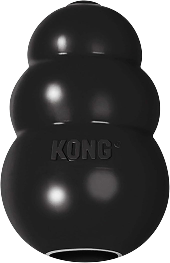 KONG Extreme Dog Toy - Fetch & Chew Toy - Treat-Filling Capabilities & Erratic Bounce for Extended Play Time Most Durable Natural Rubber Material - for Power Chewers - for X-Large Dogs
