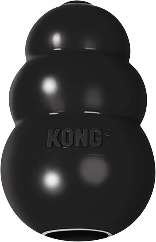 KONG Extreme Dog Toy - Fetch & Chew Toy - Treat-Filling Capabilities & Erratic Bounce for Extended Play Time Most Durable Natural Rubber Material - for Power Chewers - for X-Large Dogs