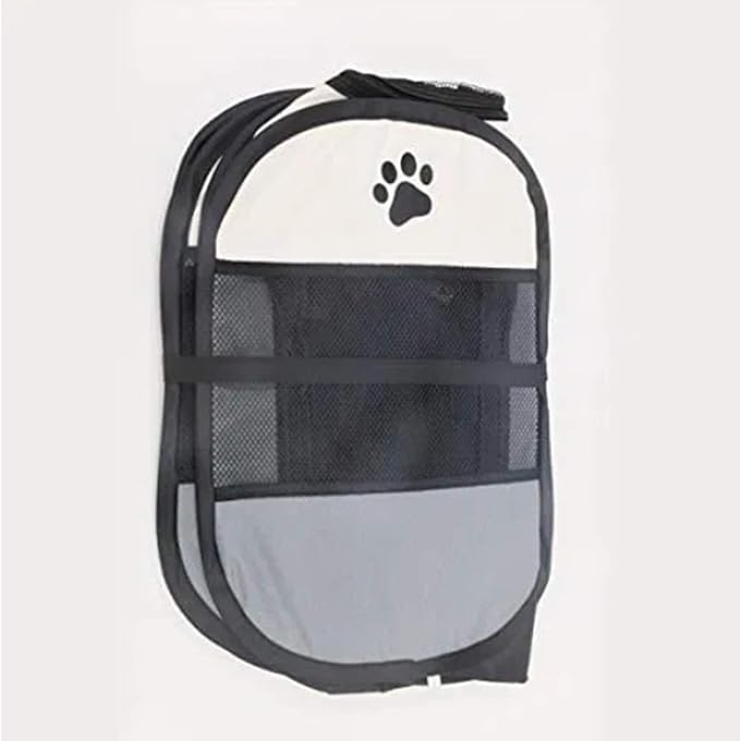 Pet Cat Playpen for Indoor Cats Enclosed, Portable Foldable Dog Playpen Outdoor with Zipper Top Cover Door for Dogs, Cats, Small Animals