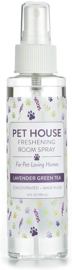 One Fur All Pet House Freshening Room Spray - Lavender Green Tea - Concentrated Air Freshener - Non-Toxic & Pet-Friendly Air Freshener - Pet Odor Eliminator Room Spray