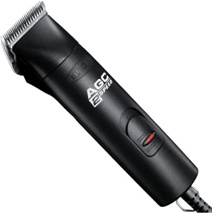 Andis Professional 2-Speed Detachable Blade Clipper, Professional Animal/Dog Grooming, AGC2 (22610)