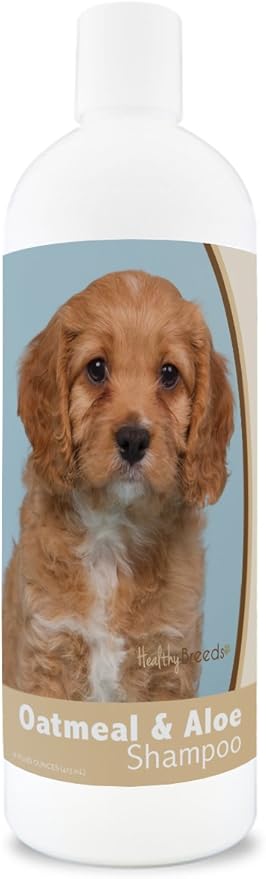 Healthy Breeds Cavapoo Oatmeal Shampoo with Aloe 16 oz