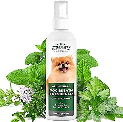 Mighty Petz 2-in-1 Oatmeal Dog Shampoo + Mighty Petz Dog Ear Cleaner Solution + 2-in-1 Dog Breath Freshener Spray & Water Additive Bundle