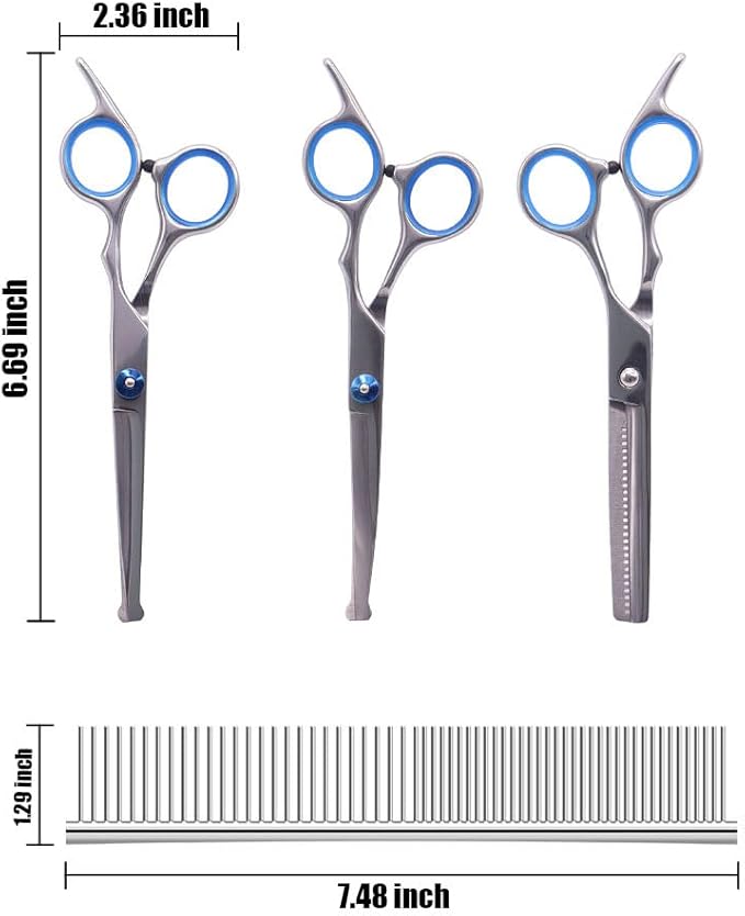 ANTNX Pet Grooming Clipper Set with Comb for Dogs and Cats