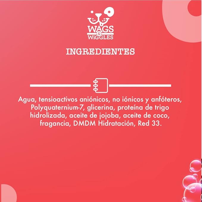 Wags & Wiggles Double Trouble 2-in-1 Dog Shampoo & Conditioner | Cleansing and Nourishing Shampoo and Conditioner for Dogs | Fruity Watermelon Scent, 16 Ounces (Pack of 2)