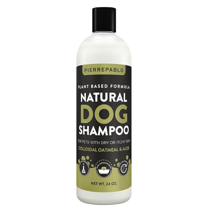 Natural Oatmeal Dog Shampoo with Enhanced Odor Control, 24 Ounces