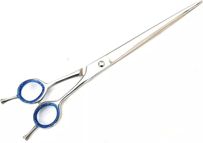 Dog Grooming Scissors: 10" Curved Pet Shears Made Of Japanese 440C for Trimming Dogs Cats and Other Pets