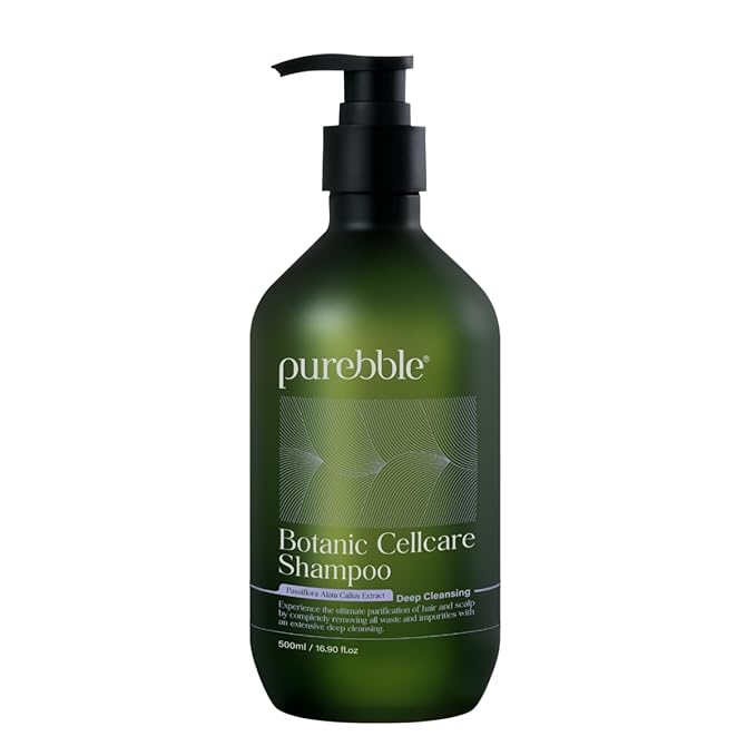Deep Cleansing Botanic Cellcare Shampoo 500ml, 16.90 fl oz | Sulfate-Free, Paraben-Free and Color-Safe | pH Balancing