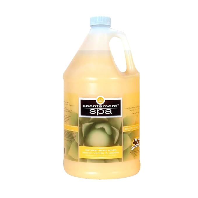 Best Shot Scentament Spa Oatmeal Body Wash, Lemon Vanilla, 1 Gallon