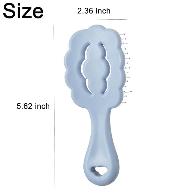 Cloud Shape Small Dog Grooming Brush and Stretchable Puppy Brush