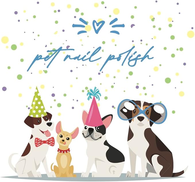 Dog Nail Polish Pen - Quick Dry, Non-Toxic | Pink, Red, Purple, Blue | Dog Nail Polish Pen (7 Color)