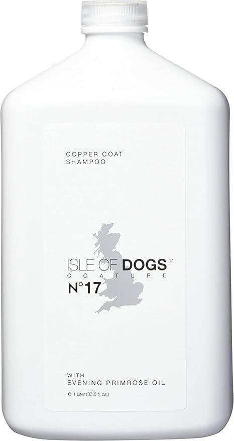 Isle of Dogs Coature No. 17 Copper Coat Evening Primrose Oil Dog Shampoo for Brown Dogs, 1 Liter
