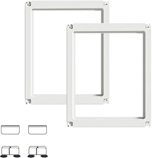 Clear Acrylic Dog Playpen Transparent Dog Playpen Indoor, Easy Assemble Clear Pet Pen for Puppy Bunny Cat Pig, Sturdy & Easy Cleaning Plastic Dog Puppy Fence (30" H, 2PCS)