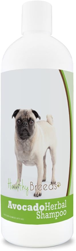 Healthy Breeds Pug Avocado Herbal Dog Shampoo 16 oz