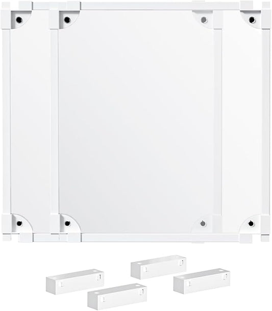 Dog Playpen - Extension Kit, 2 Panels 23.6" H, 4 I-Shape Connectors (23.6" H, 2PCS)