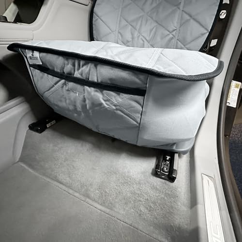 4Knines Front Seat Cover for Dogs - Grey