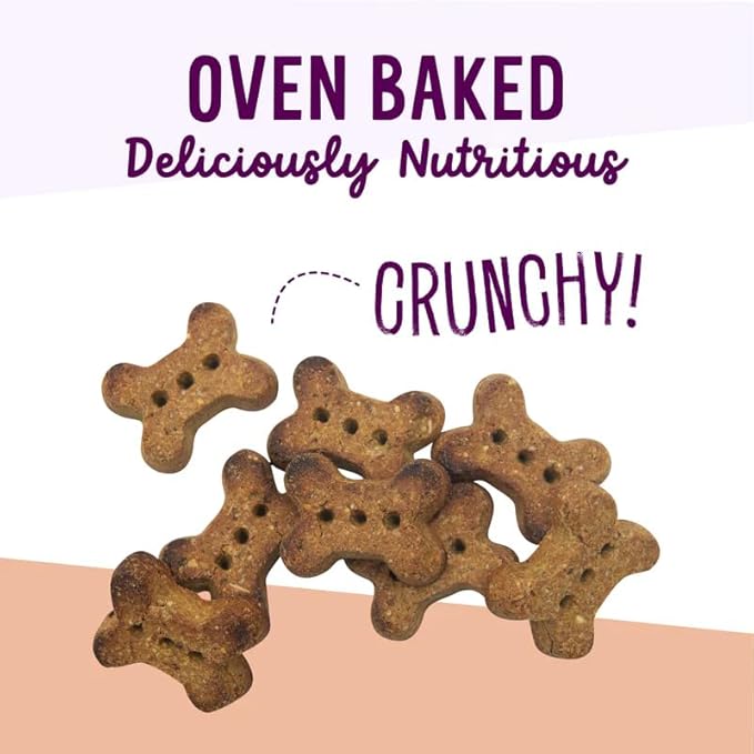 Health Extension Oven-Baked Dog Treats, 6oz (170g), Peanut Butter & Banana Recipe – Gluten & Grain-Free, Superfood-Infused, Crunchy Biscuits for Puppy Training
