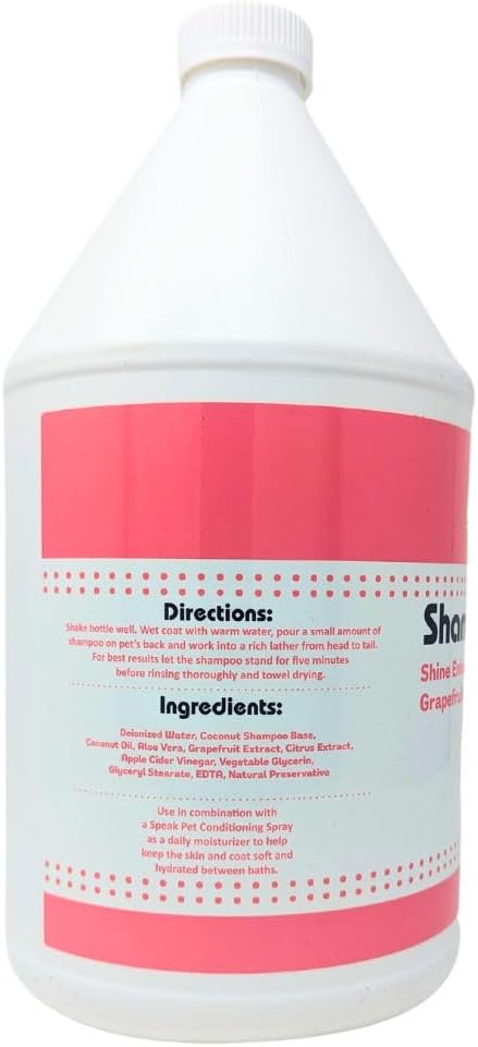 Shine Enhancing Dog Shampoo, Grapefruit Citrus, 1 Gallon