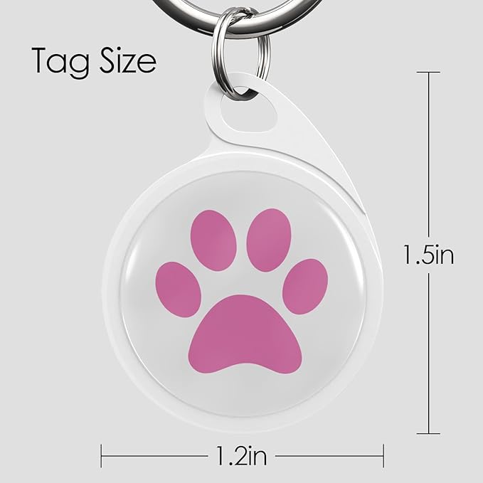 QR Code Dog Tag, Smart ID Tags, Dog Tags Personalized Lightweight Silent ID Tag for Kids Pets Bags Keys, Pack of 3