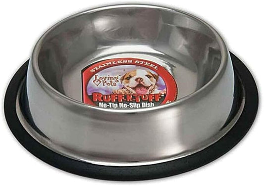 Loving Pets Standard No-Tip Dog Bowl, 96-Ounce