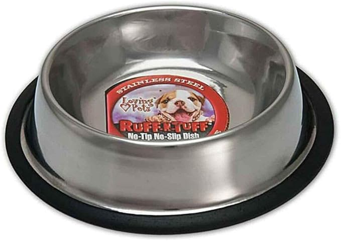 Loving Pets Standard No-Tip Dog Bowl, 16-Ounce