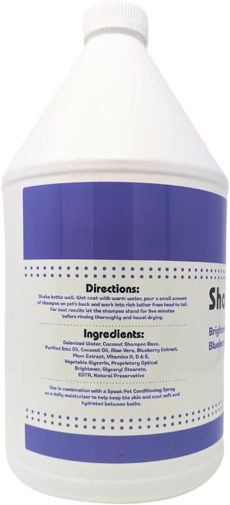 Brightening Dog Shampoo, Blueberry Plum, 1 Gallon