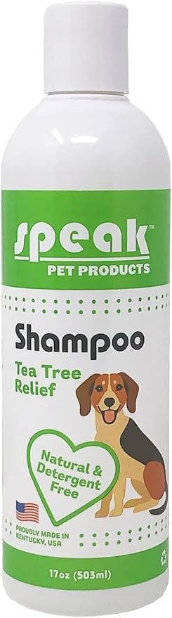 Natural Dog Shampoo, Tea Tree Relief, 17oz