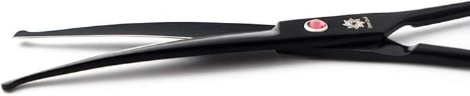 Dream Reach 7.0 Inches Professional Pet Cat Dog Grooming Shears Scissors, Straight, Curved, Thinning/Blending/Chunking Scissors Kit (Upwrap Cutting)