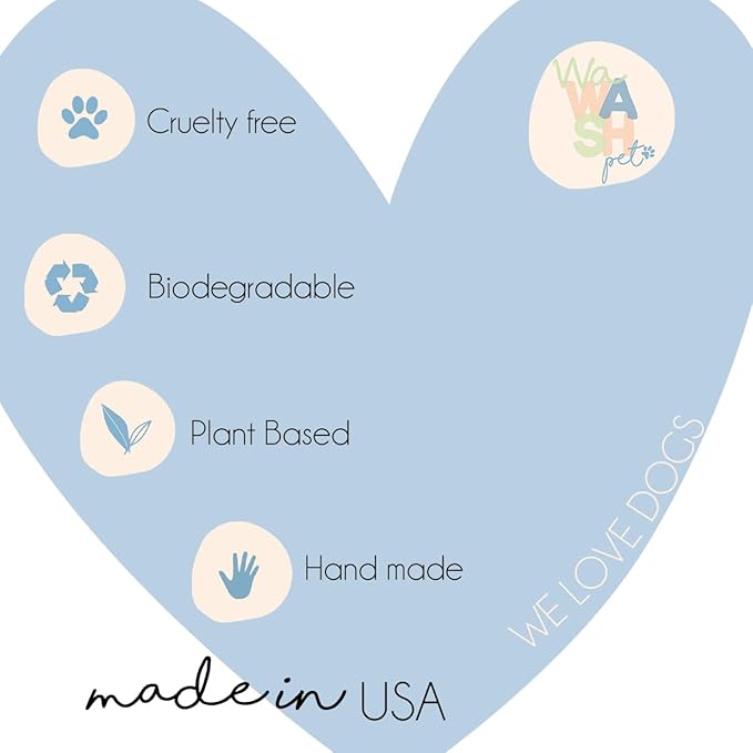 Oatmeal & Coconut Dog Shampoo, Natural Dog Shampoo for Itchy & Dry Skin Relief. 16 Fl. Oz