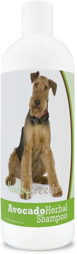 Healthy Breeds Airedale Terrier Avocado Herbal Dog Shampoo 16 oz