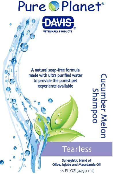 Davis Pure Planet Cucumber Melon Tearless Pet Shampoo, 16 oz
