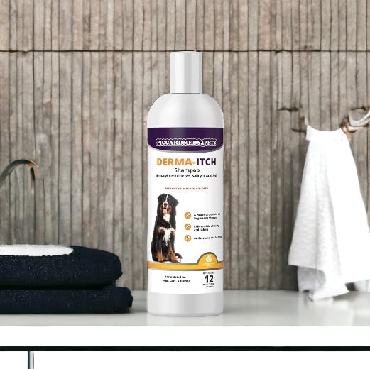Derma-Itch Benzoyl Peroxide 3% Shampoo for Dogs 12 oz.