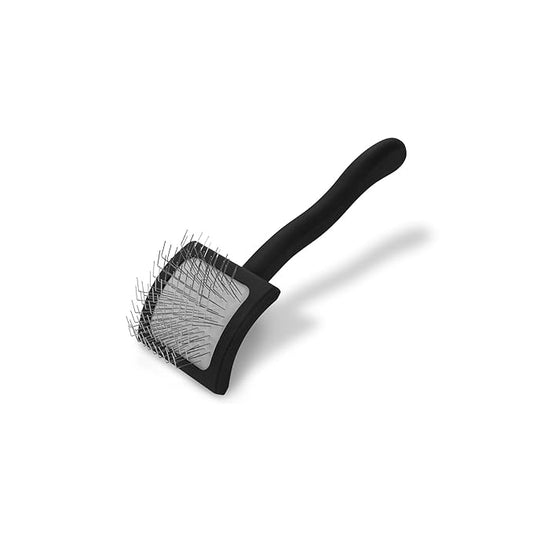 Chris Christensen Baby K Dog Slicker Brush, Groom Like a Professional, Fluff Detangle Style, Saves Time Energy, Black, Small