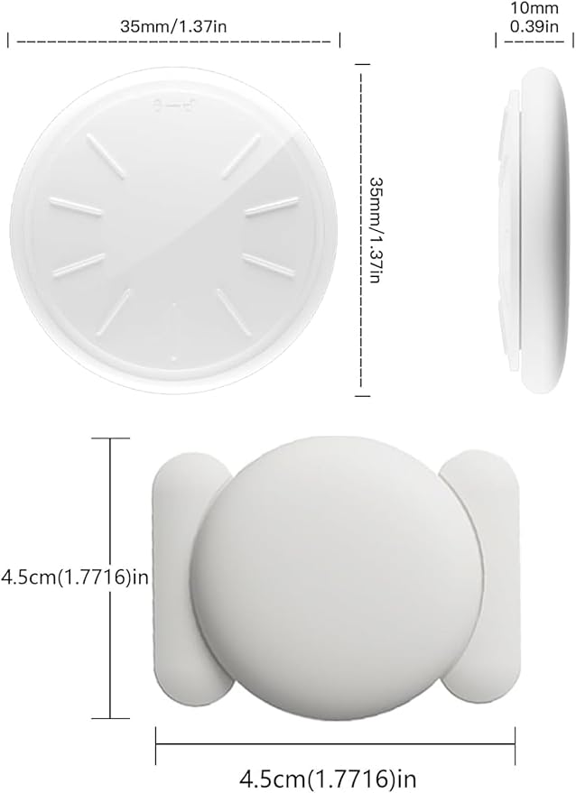 Car Tracker GPS Tracker for Vehicles,No Monthly Fee Car GPS Tracker,Real Time GPS Tracking Device with Magnetic Case,Global Coverage Location Tracker for Car,Kids,Elderly,Pet,Items (White,2PCS)
