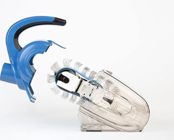 Automatic Dogbrush - Catbrush - Electric slickerbrush for dogs and cats with medium to long hair - Including flexible hose for connecting to your hoover - Dematting - Easy way of grooming