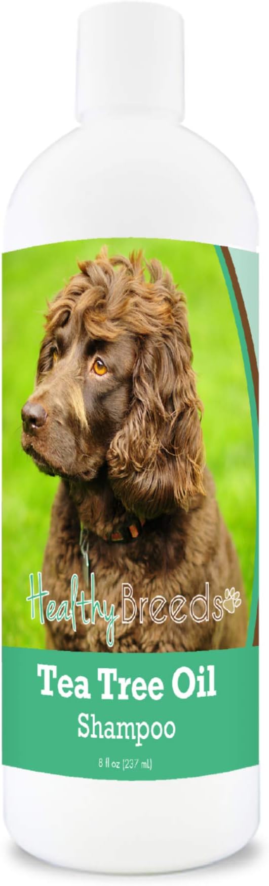 Healthy Breeds Boykin Spaniel Tea Tree Oil Shampoo – Formulated for Dry, Irritated Skin – Reduce Dandruff – Wintergreen Scent – 8 oz